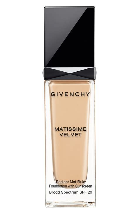 givenchy matissime velvet radiant mattifying foundation|Matissime Velvet Radiant Mattifying Fluid Foundation SPF 20.